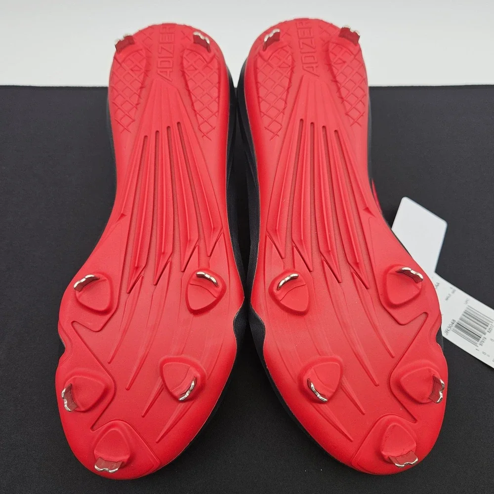 Adidas Adizero Impact NCAA Rutgers Baseball Cleats Red Black JR3048‎ Mens Sz 8.5